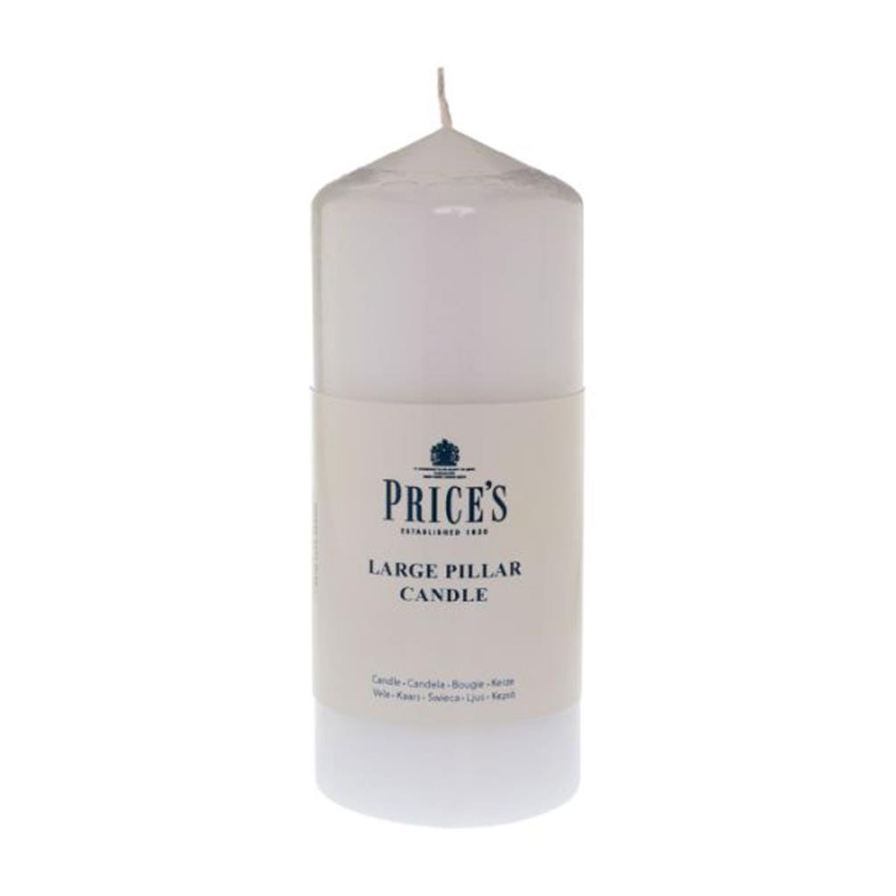 Price's White Pillar Candle 15cm £3.99